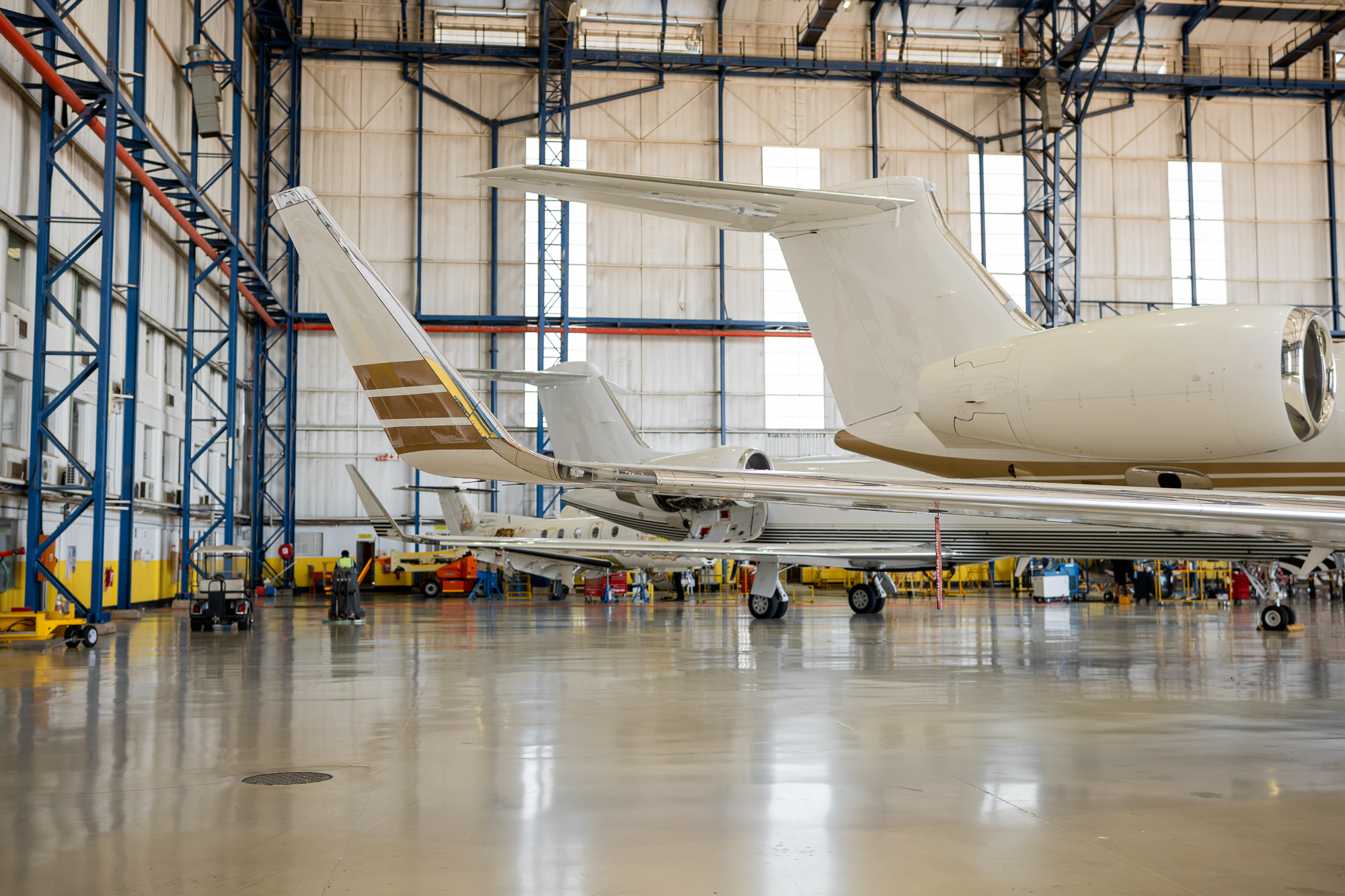 Aircraft maintenance and parking