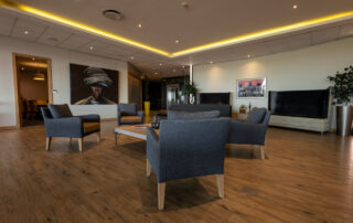 Executive lounge at Fireblade Aviation