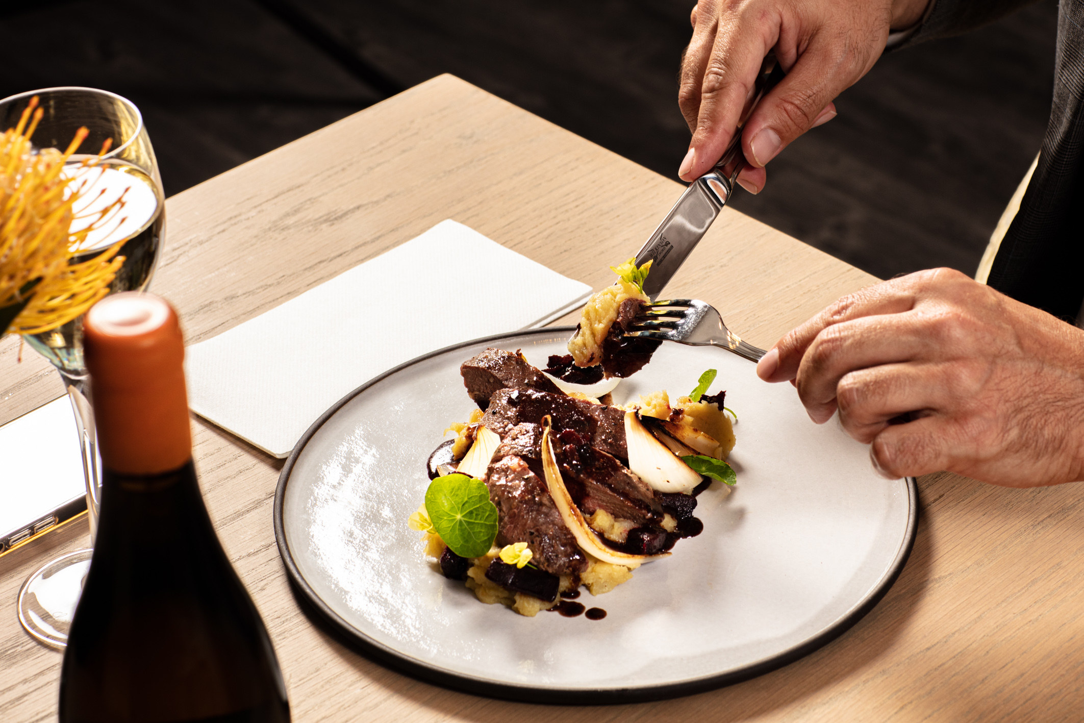 Jan Team Photoshoot 2021 Culinery delights served at Fireblade Aviation